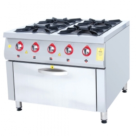 Masina de gatit pe gaz cu 4 arzatoare si cuptor