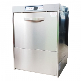 Masina de spalat vase cu deschidere frontala si panou de control digital, pompa de drenaj, pompa de detergent, pompa de clatire incluse, 3 cosuri incluse, consum redus, eficienta mare, 3 cicluri 90/120/180 sec