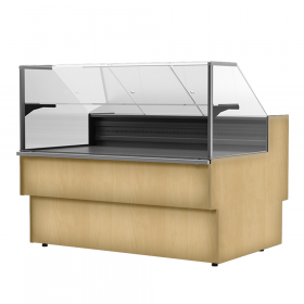 Vitrina frigorifica cu sistem frigorific static si motor interior, temperatura de lucru -5°C - +5°C  - 191 cm