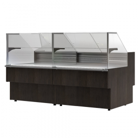 Vitrina frigorifica cu sistem frigorific static si motor interior, temperatura de lucru -5°C - +5°C  - 191 cm