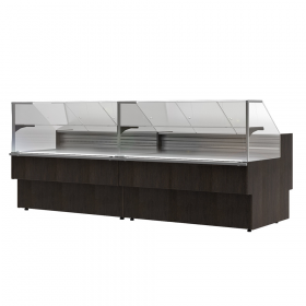 Vitrina frigorifica 254 cm cu sistem frigorific static si motor interior, temperatura de lucru -5°C - +5°C