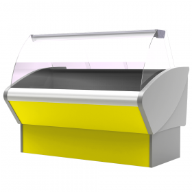 Vitrina frigorifica cu sistem frigorific static si motor interior, temperatura de lucru 0°C - +7°C - 148 cm