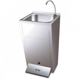 Chiuveta din inox cu actionare la picior - 45x45x85 cm